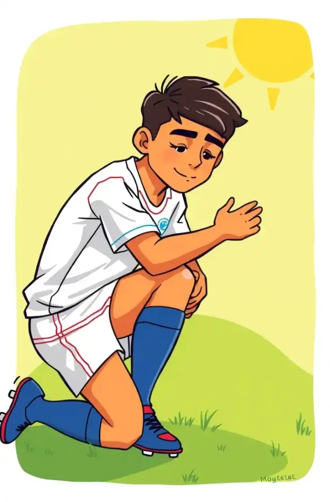 I pad your shins during soccer