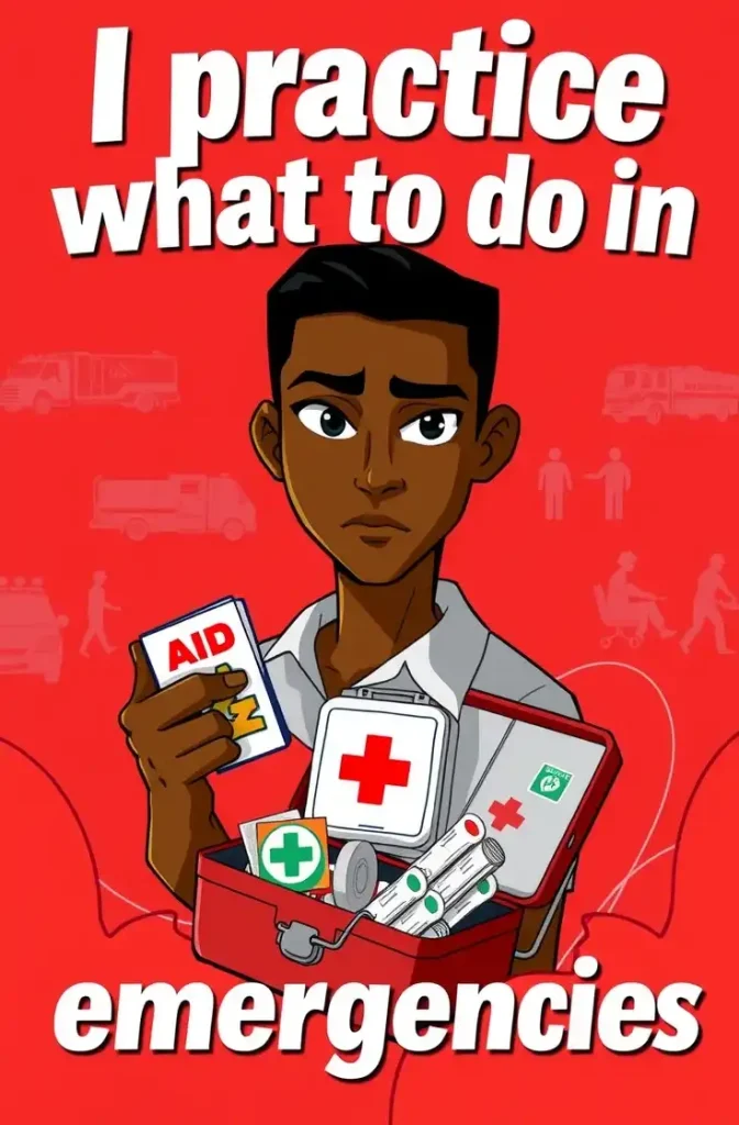 I practice what to do in emergencies