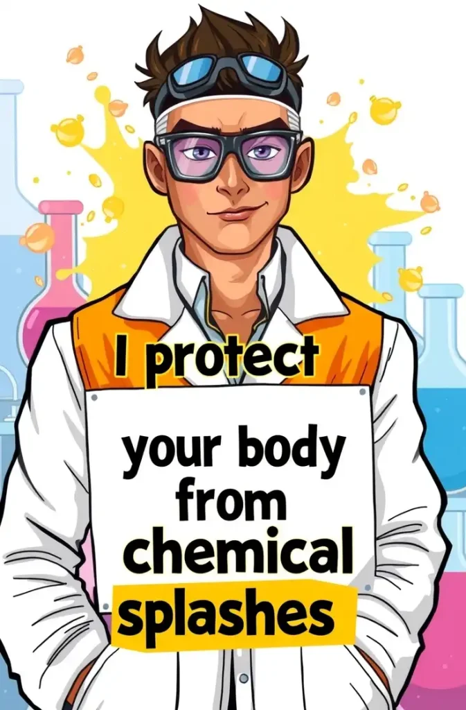 I protect your body from chemical splashes