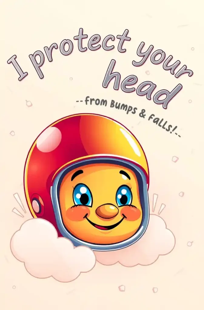 I protect your head from bumps and falls