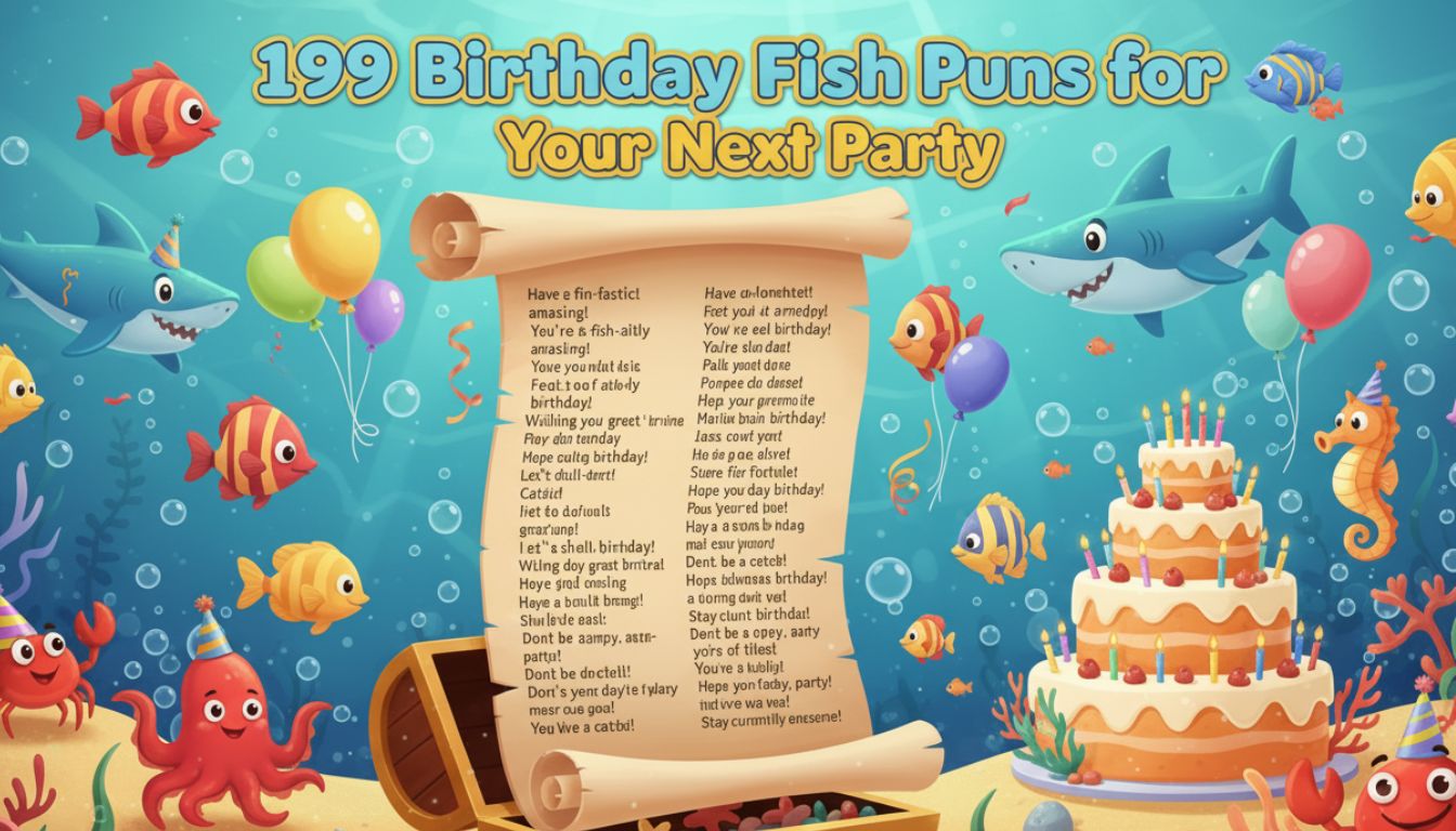 Birthday Fish Puns