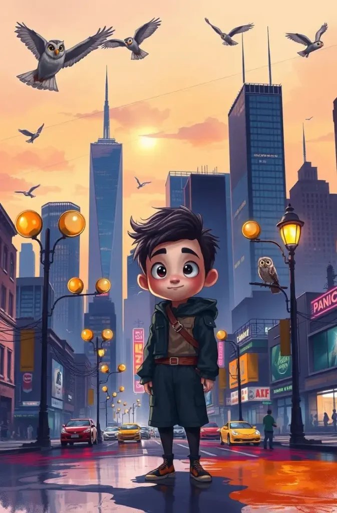 Night owls and city lights