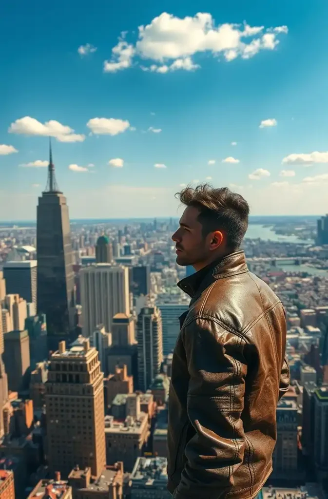 The city looks different from up here