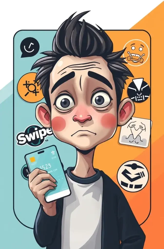 What do you swipe but never clean