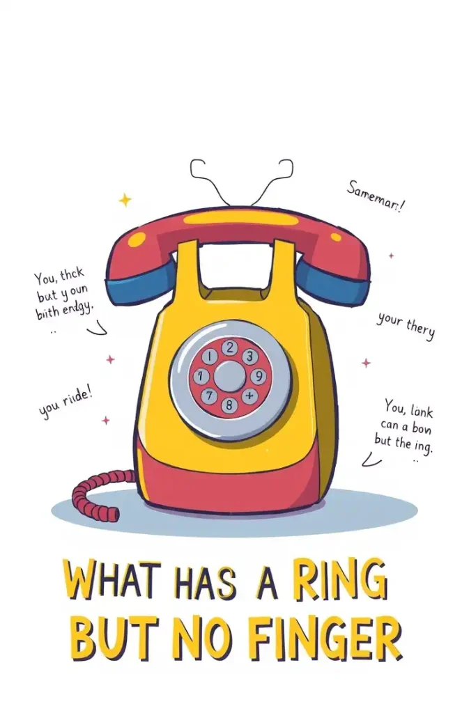 What has a ring but no finger