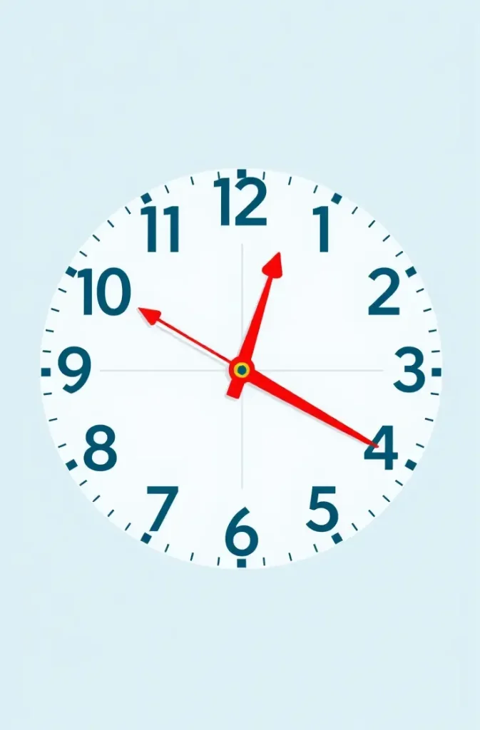 How many degrees apart are the numbers on a clock