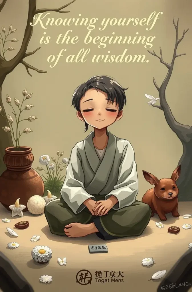 Knowing yourself is the beginning of all wisdom