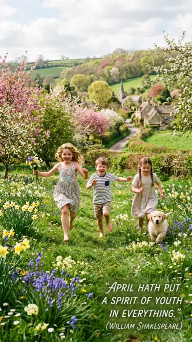 April hath put a spirit of youth in everything(William Shakespeare)