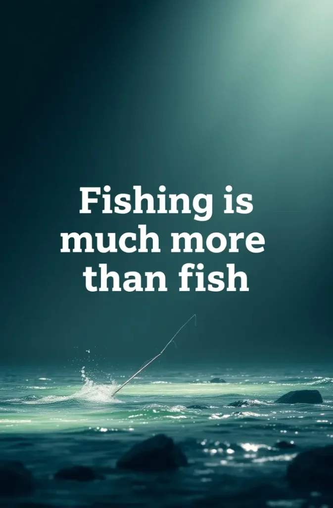 Fishing is much more than fish