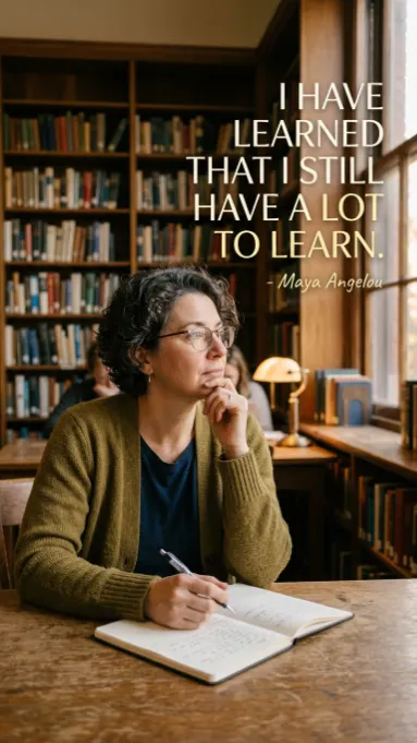 I have learned that I still have a lot to learn