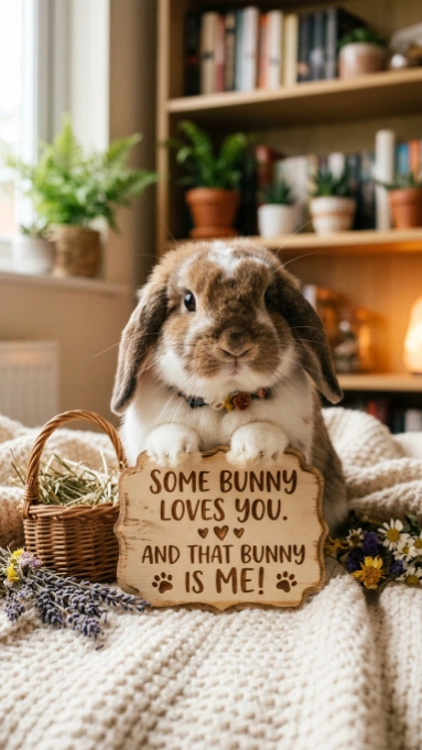 Some bunny loves you. And that bunny is me