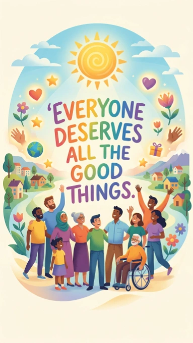 who deserves all the good things