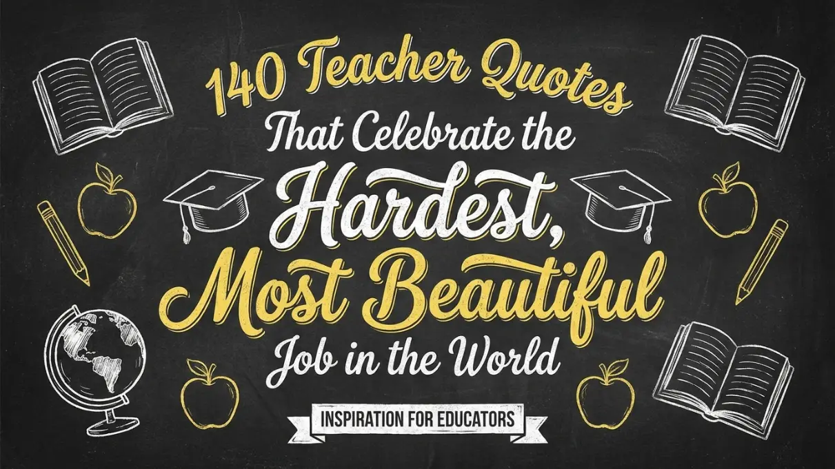 140 Teacher Quotes That Celebrate the Hardest, Most Beautiful Job in the World