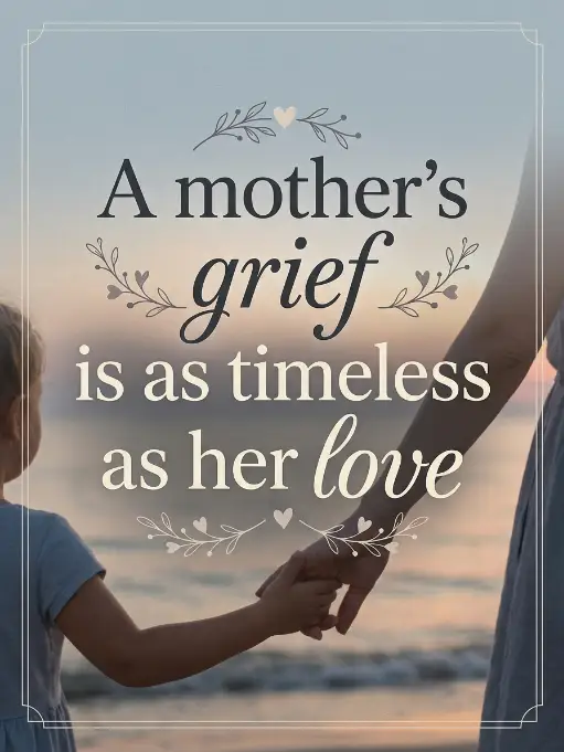 A mother's grief is as timeless as her love