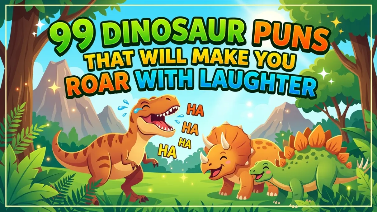 99 Dinosaur Puns That Will Make You Roar With Laughter