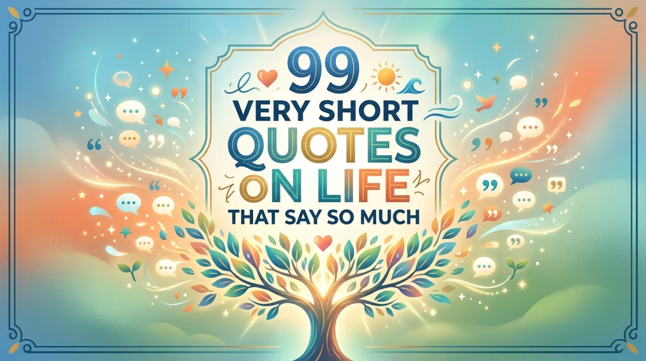 very short quotes on life