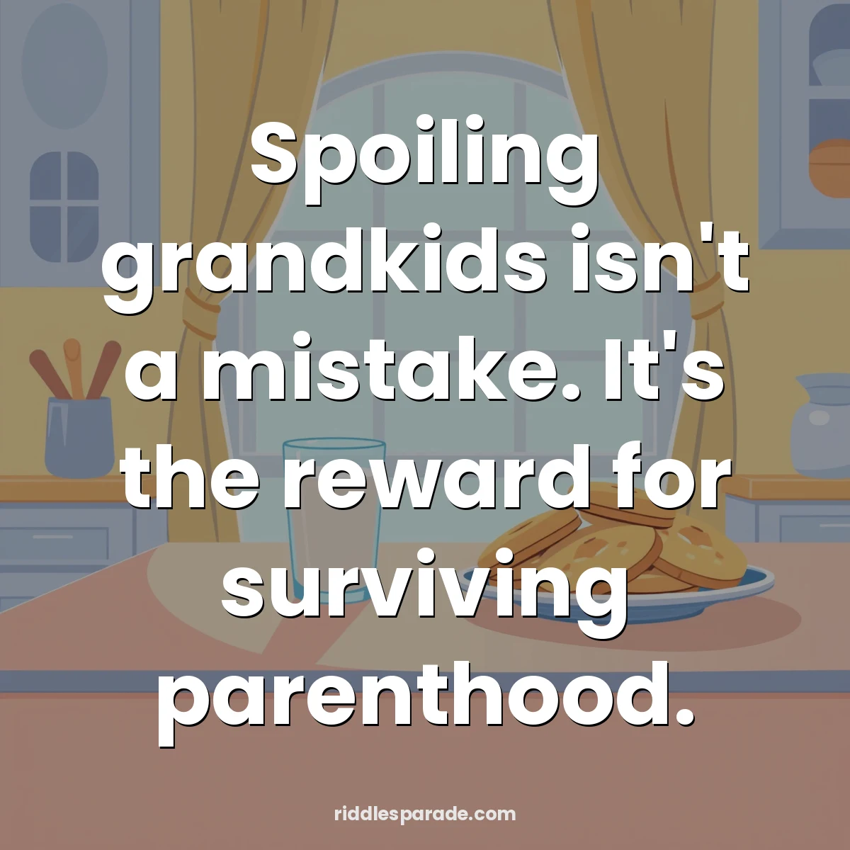 Spoiling grandkids isn't a mistake. It's the reward for surviving parenthood.